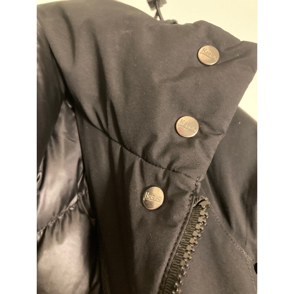 Herno Laminar Black Waterproof Gore-tex Down Jacket Hood & Gilet ~ Sz 40 - Picture 6 of 10